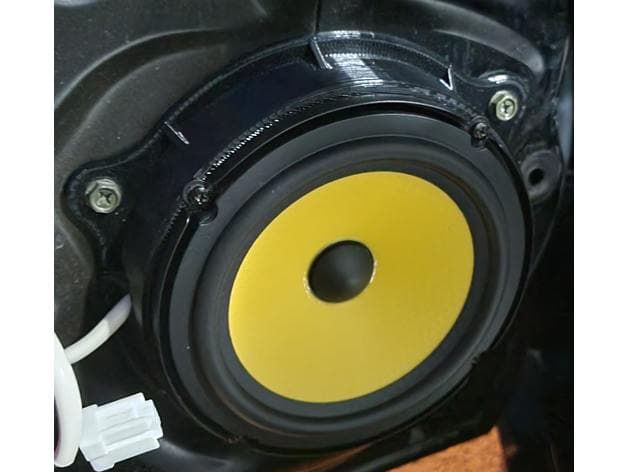 350Z front speaker adapter mount preview