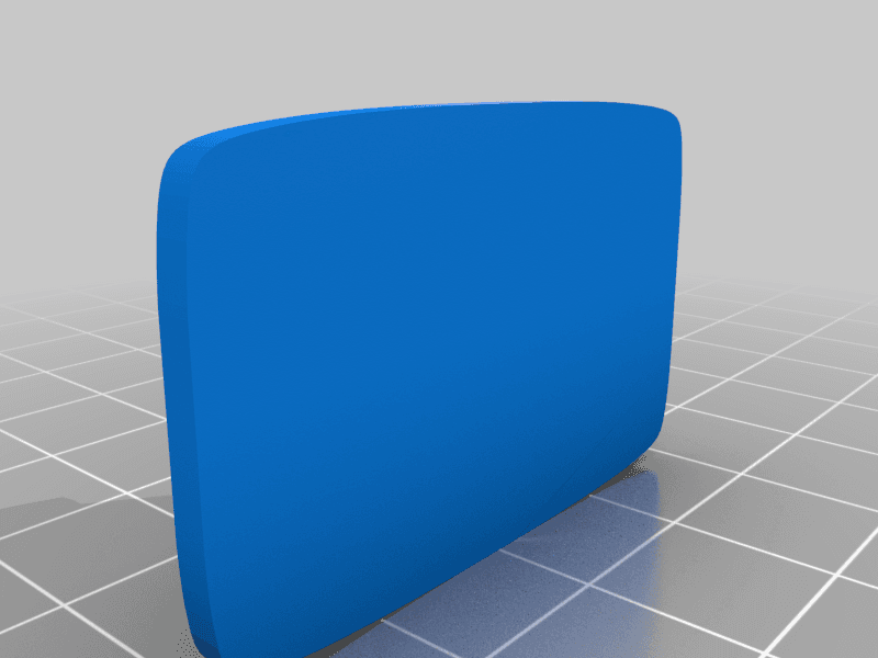 Fiero tail light screw cap cover - easy print preview
