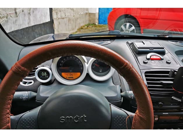 Photo of Smart Roadster Bracket for Autool X60 Gauge LEFT