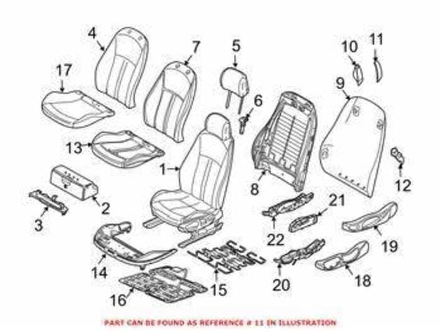 Panel Clip for BMW e46 Rear panel with net bag V5BB BROMBEER 52107047117 preview