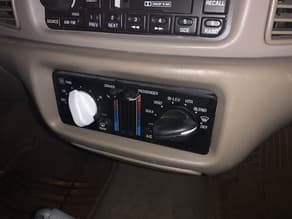 Photo of Car Temperature Control Knob
