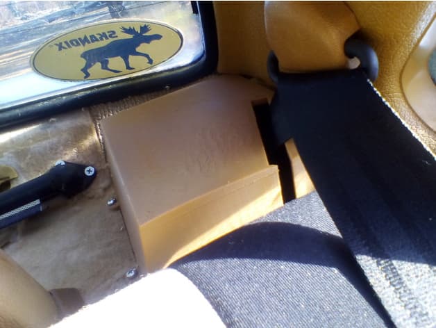 Volvo 240 rear seat belt cover preview