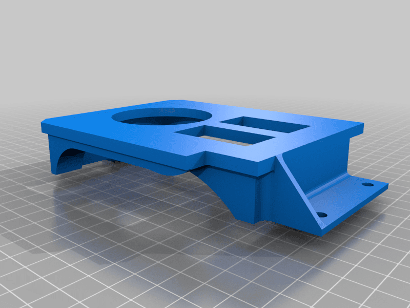 Photo of MJ/XJ clock panel for 52mm gauge and two switches