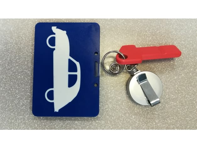Photo of Citroen 2CV badge holder