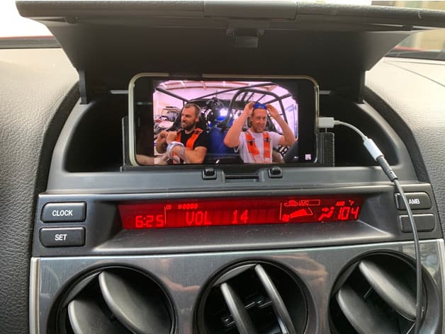 Mazdaspeed6 cubby phone holder preview