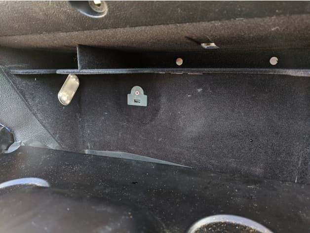 VW MK4 Glove Box USB AUX Panel Mount Faceplate preview