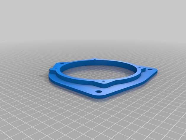 Toyota Avensis T22 door speaker adapter for universal 130mm speakers preview