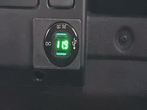 Photo of Land Rover Td5 Defender USB Socket adaptor
