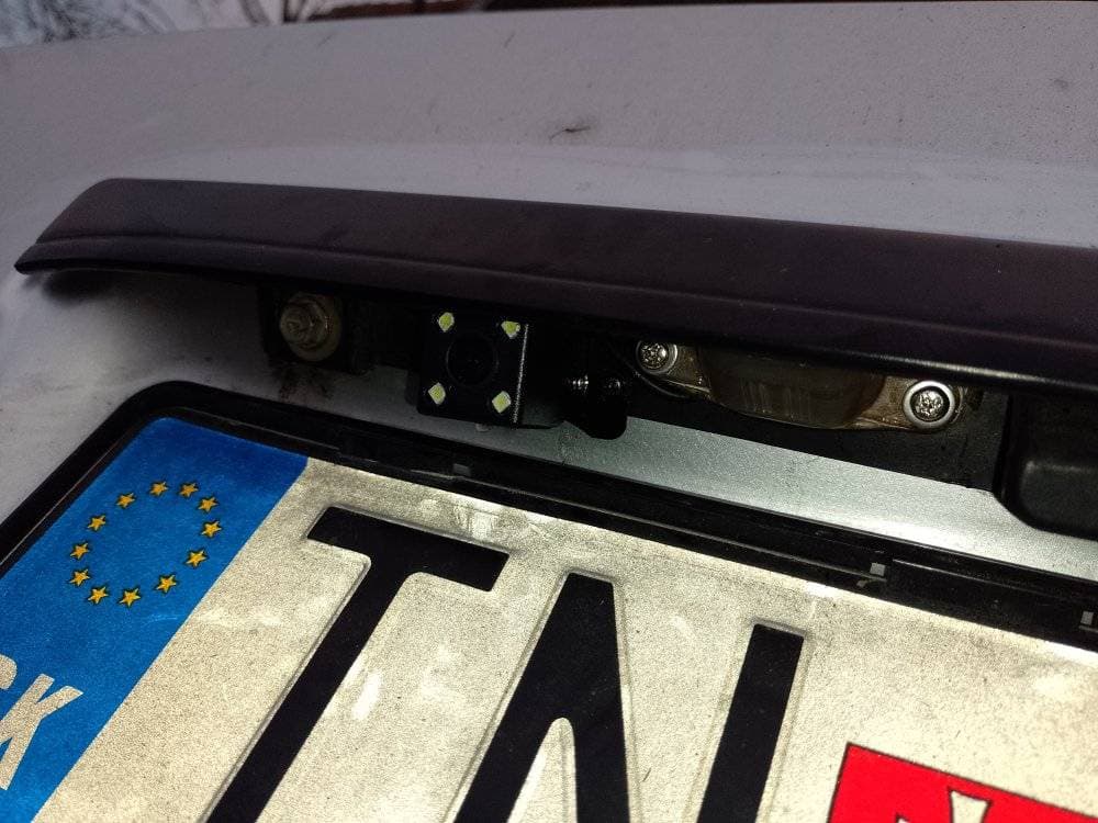 Subaru Justy rear view camera display mount preview