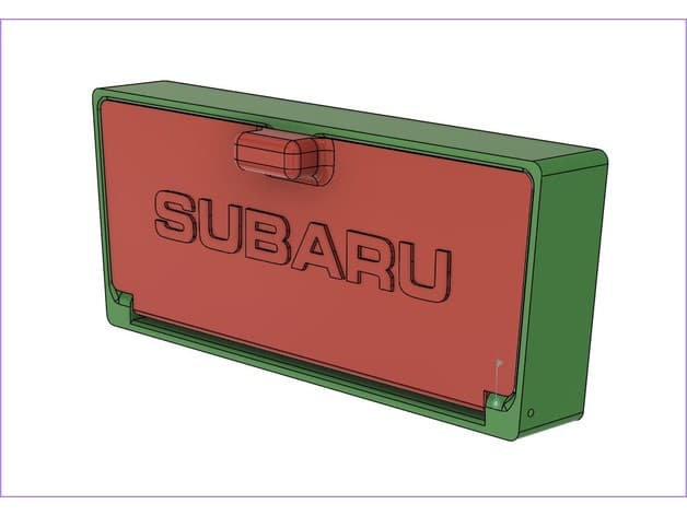 Photo of Subaru Forester SH 2009-2012 Front Centre console storage pocket door and tray