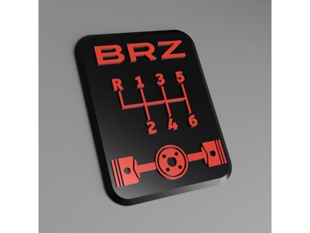 BRZ Center Console Insert preview