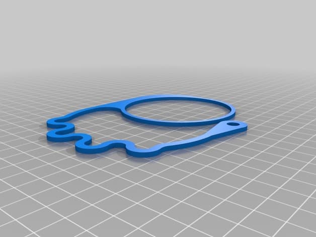 Subaru Gas Cap Lanyard / Tether (smaller print area) preview