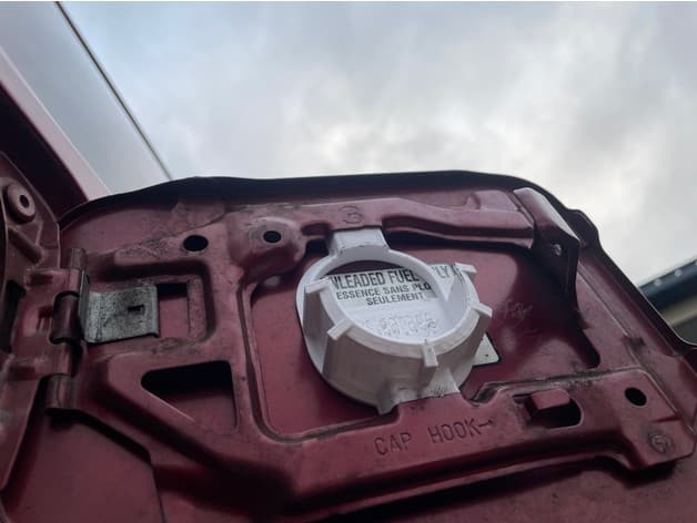 Subaru Forester Gas / Fuel Cap Holder - GUSSETED (Remixed unit by elanaut) preview