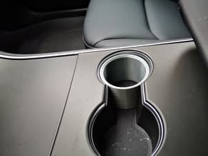 Tesla Model 3 cup holder insert preview