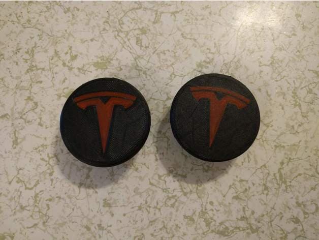 Tesla Wheel Center Cap - Color Inset preview