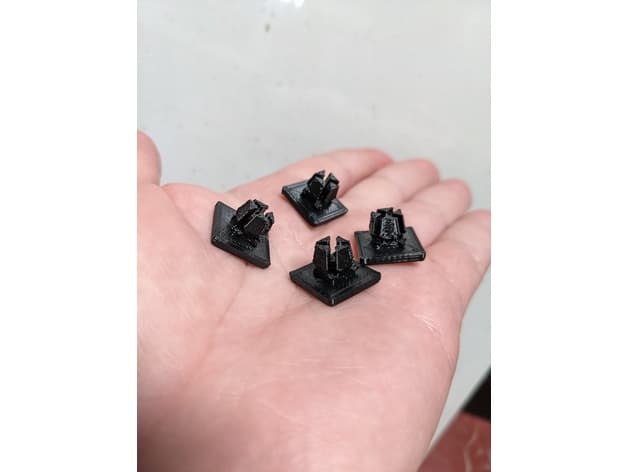 Photo of Tesla Model 3 Rear License Plate Anchors