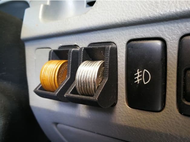 Toyota dashboard coin holder preview