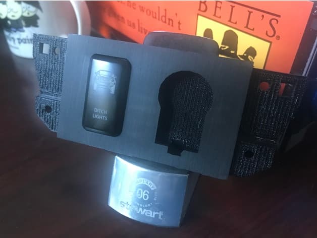 Tacoma Sprint Booster and left switch cubby plate preview