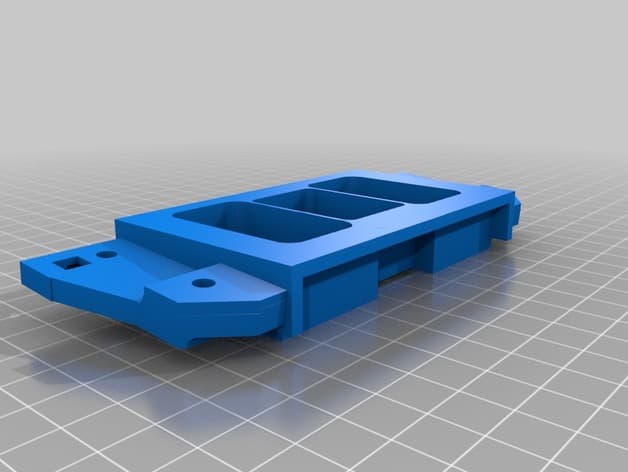 3rd Gen Toyota Tacoma triple switch plate, one short and two tall preview