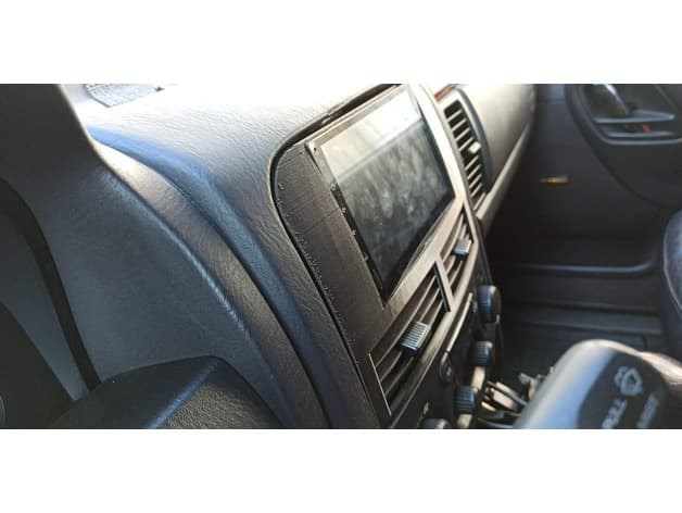 Jeep Grand Cherokee WJ/WG 2 DIN radio frame to cut preview