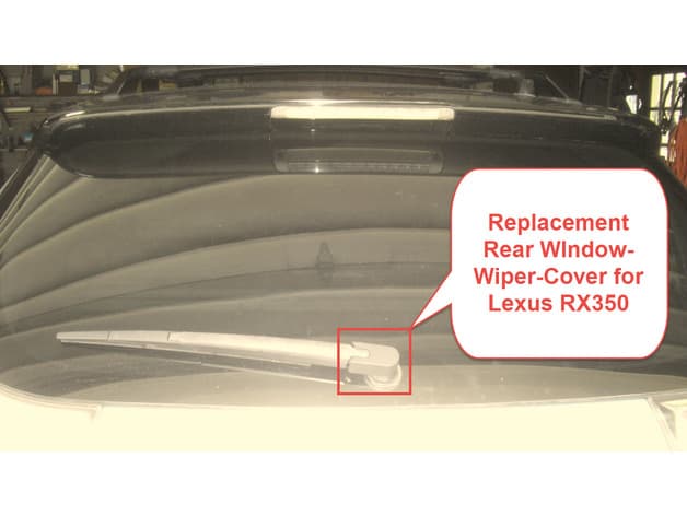 Lexus RX350 Rear Wiper Hub Cover preview