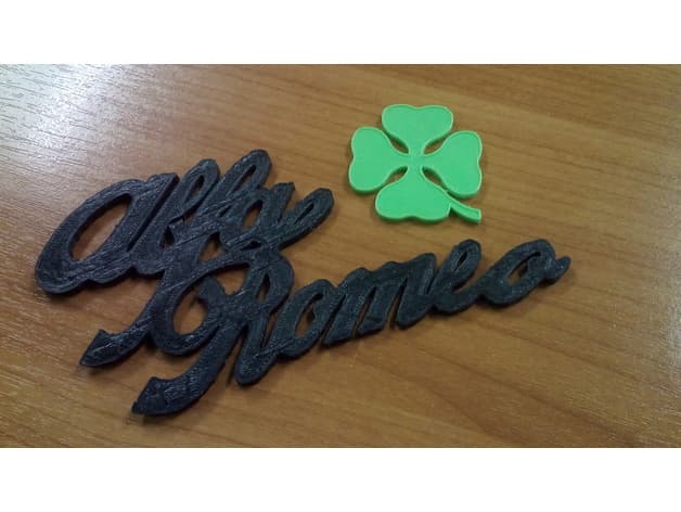 Photo of Quadrifoglio Cloverleaf Badge 35mm