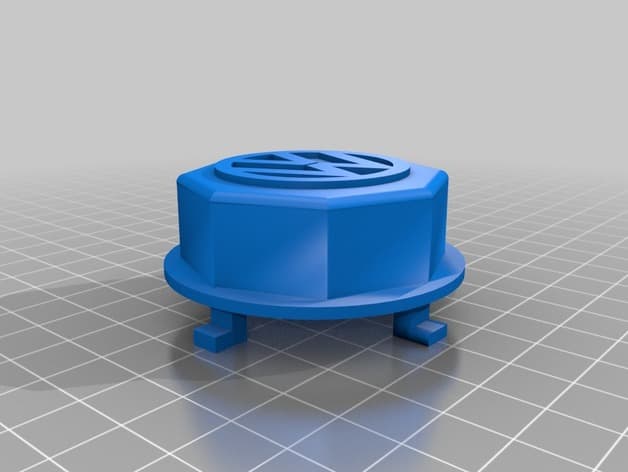 VW bug rim cap preview
