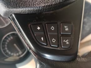 Photo of steering wheel volume button for BMW
