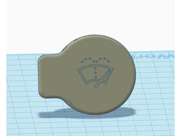 Photo of Toyota Corolla Verso windshield water tank cap