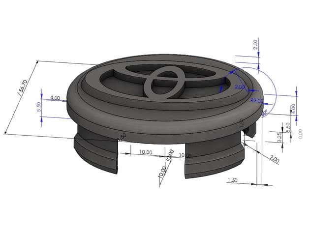 Wheel center cap toyota preview