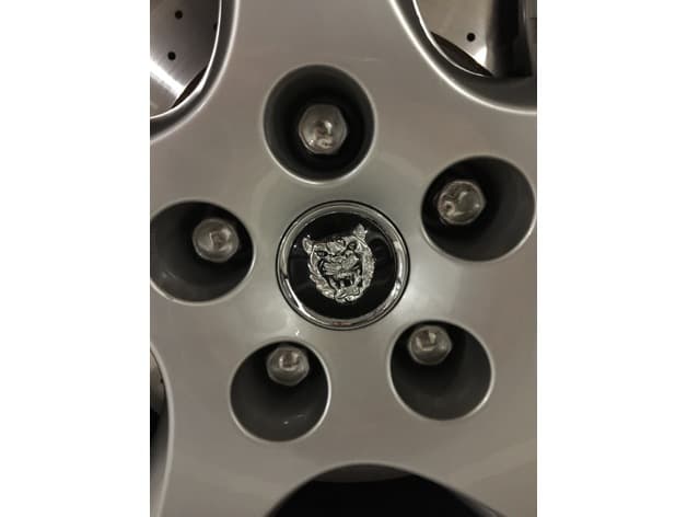 Photo of Jaguar wheel brand caps