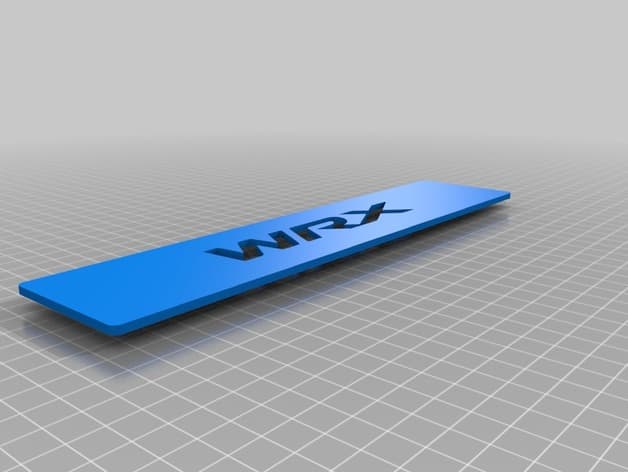 License Plate Delete for 2015+ Subaru WRX/STi preview
