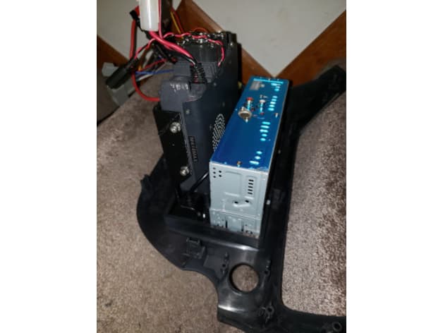 Photo of Honda Fit 09-13 FT-8900 or FT-8800 and Stereo Mount