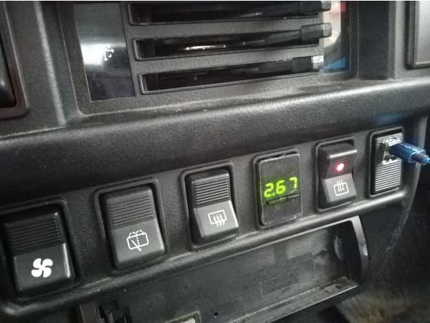 Photo of Multitronics UX-7 trip computer panel for old LADA ( ВАЗ )