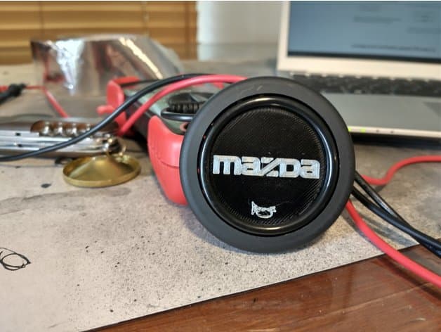 Momo 42.8mm Mazda horn button preview