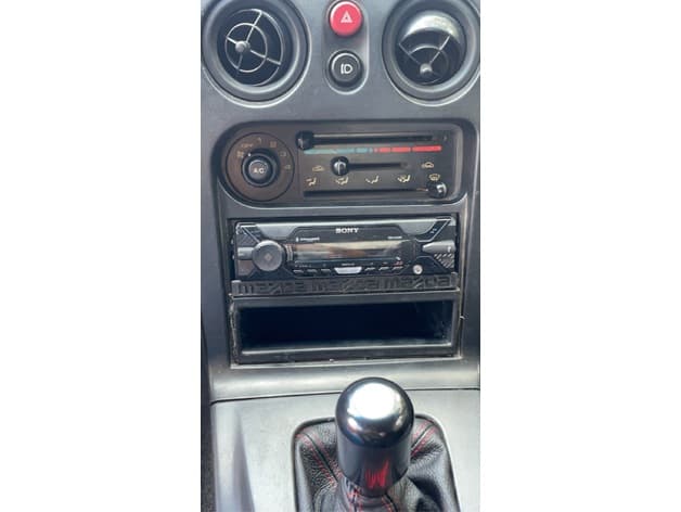 Photo of Single-Din Radio Spacer Bezel - Mazda Print