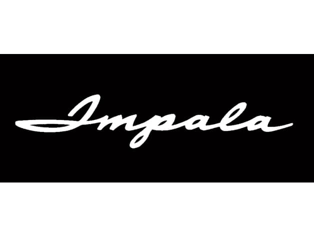 Photo of 1961 Impala name badge