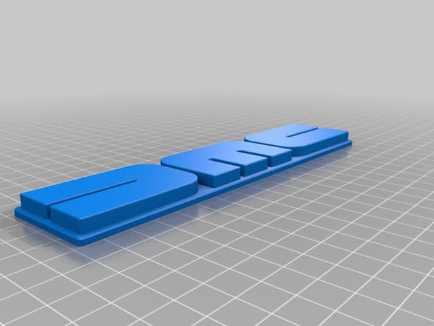 Photo of DMC 12 Delorean emblem made in fusion 360