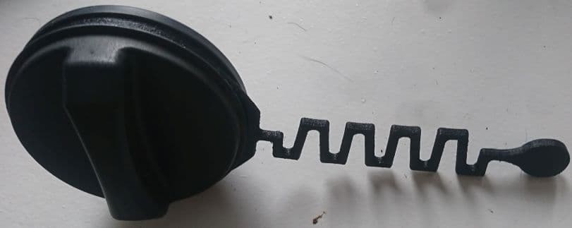 Ford Fiesta Mk5 Fuel cap strap preview