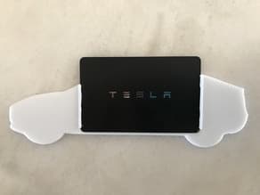 Tesla Model 3 Card Key Holder preview