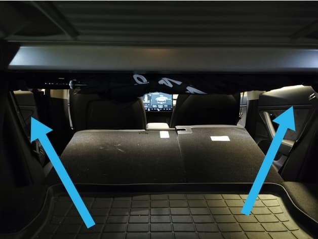 Photo of Tesla Model 3 umbrella holder