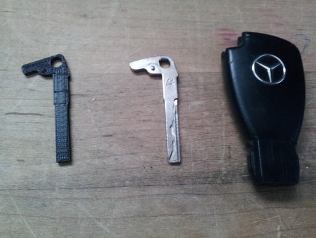 Mercedes Benz Glove Box Key Blank (2006 Style Keys) preview
