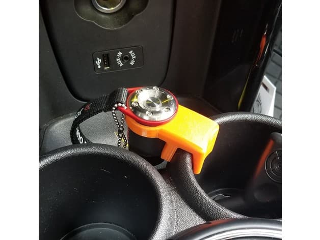 Photo of Exhaust Cupholder Mount for Mini Cooper JCW vehicle