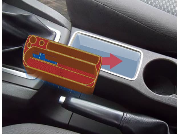 infill for FORD FOCUS MK2 CENTER CONSOLE STORAGE - image