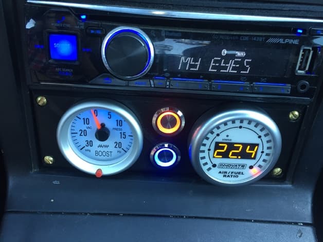 Photo of Miata Gauge Panel V3 + V4 - Turbo Boost & AFR Gauge Mount